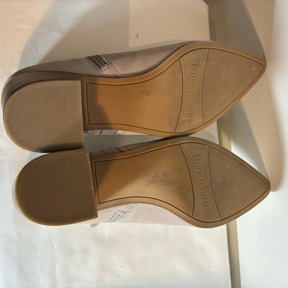 FRANCO SARTO Sz 9 Takoma Booties Low Top Pointy Toes Western Styling Boots - Picture 7 of 11